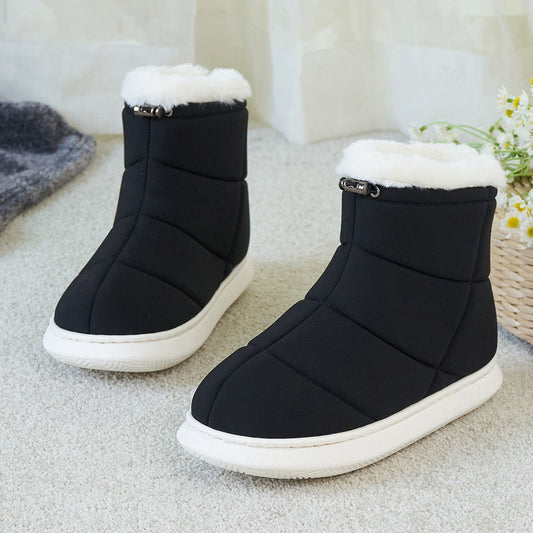 Pantuflas Altas de Algodón con Relleno de Plumón para Hombre y Mujer - Image 2
