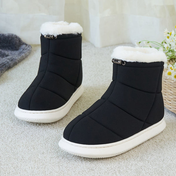Pantuflas Altas de Algodón con Relleno de Plumón para Hombre y Mujer