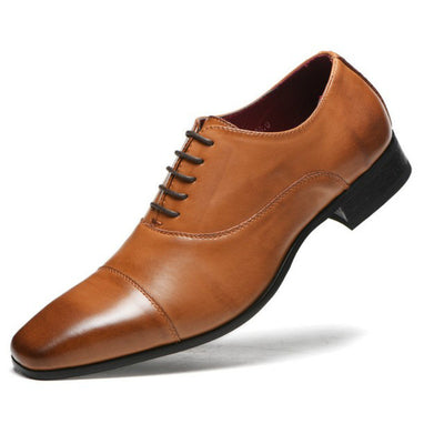 Zapatos Casuales Británicos con Cordones para Hombre - Estilo Clásico Tres Pespuntes - Image 12