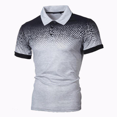 Polo 3D con Degradado Impreso para Hombre - Image 4