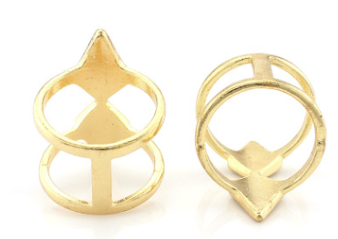 Anillo Articulado Geométrico Turquesa - Image 3