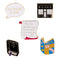 Broche de Biblioteca Cartoon - Conversación de Libros