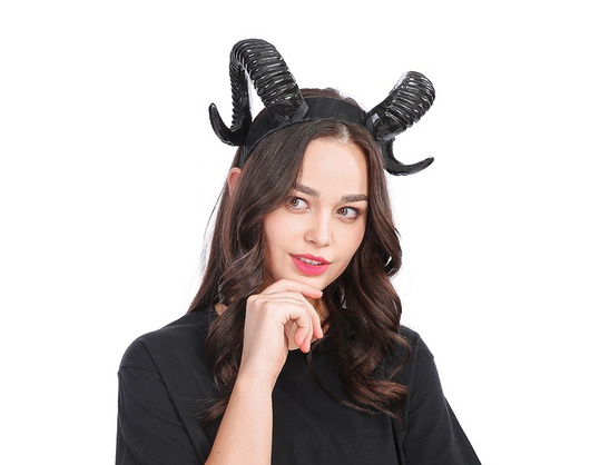 Diadema de Cuernos Grandes para Fiestas y Disfraces - Image 5