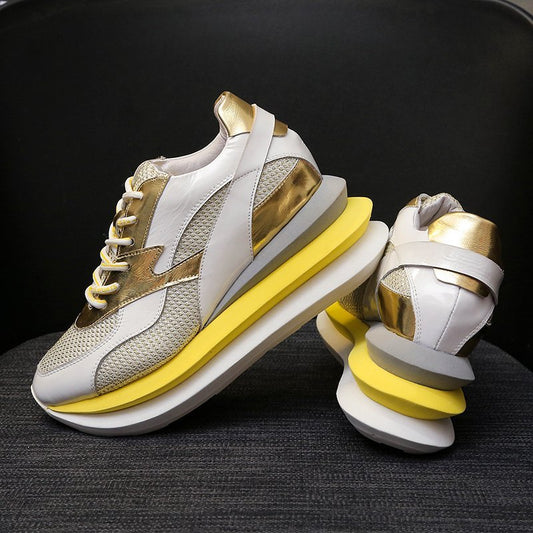 Zapatos Casuales Elevadores con Plataforma Gruesa y 6cm de Altura
