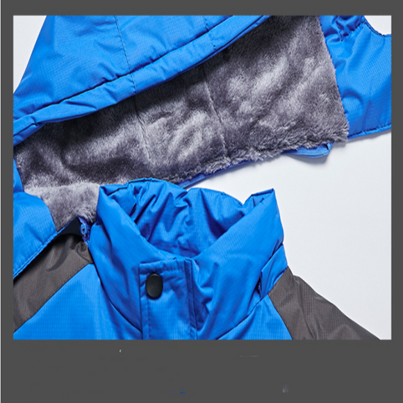 Chaqueta Térmica Impermeable con Capucha para Montaña