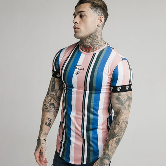 Playera Deportiva de Rayas para Hombre - Image 5