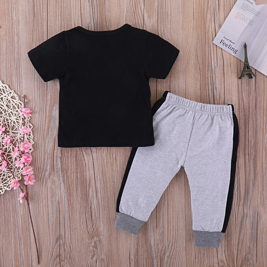 Conjunto Deportivo de Algodón para Niños - Camiseta y Pantalón Corto - Image 4