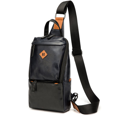 Mochila de Cuero Suave para Ciclismo y Viajes - Image 3