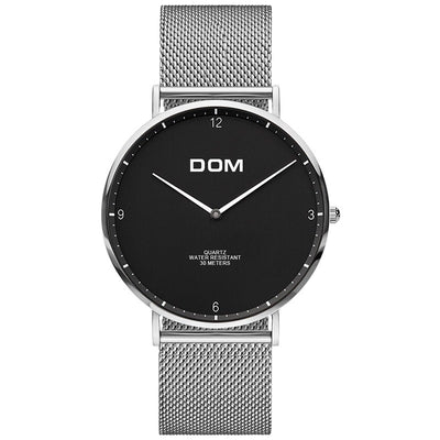 Reloj de Pareja Minimalista Acero Inoxidable Ultadelgado Resistente al Agua - Image 10
