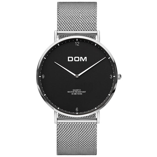 Reloj de Pareja Minimalista Acero Inoxidable Ultadelgado Resistente al Agua - Image 10