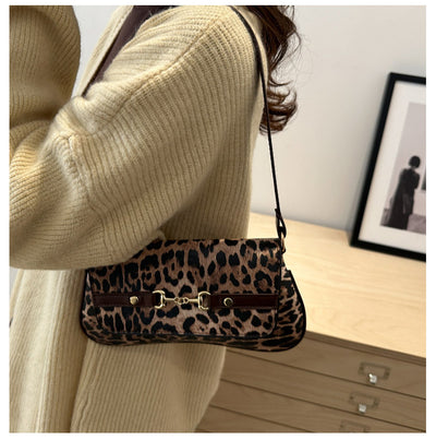 Bolso de Hombro Estampado Leopardo Lujo Ligero para Mujer - Image 25