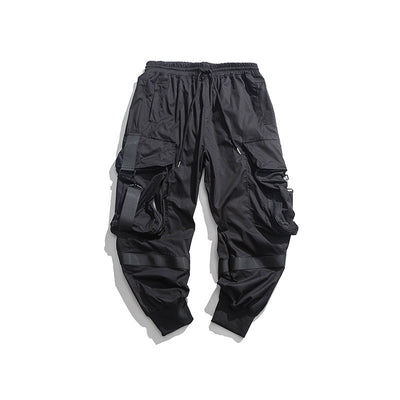 Pantalones Funcionales Verano Hombre Estilo Hip-Hop con Bolsillos Amplios - Image 14