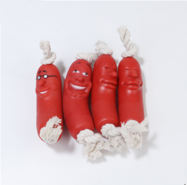 Juguete Masticable para Perros Grandes - Forma de Salchicha Resistente a Mordidas - Image 2