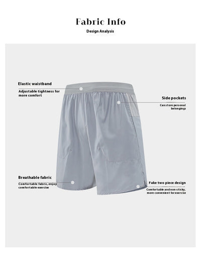 Shorts Deportivos a Juego para Pareja - Transpirable Seda de Hielo - Image 14