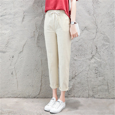 Pantalones de Lino Casual - Image 22