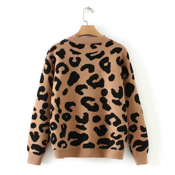 Sudadera Estampado Leopardo para Mujer