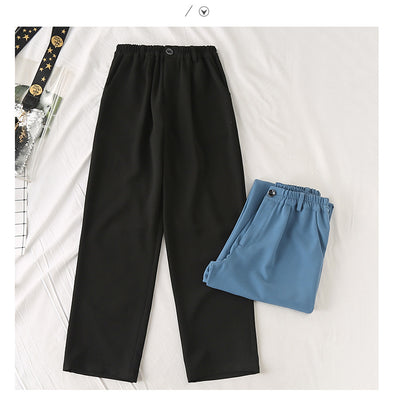 Pantalón Palazzo de Talle Ancho con Cintura Elástica - Image 5