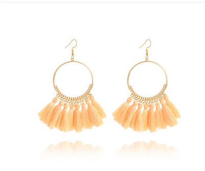 Aretes Colgantes Circulares Elegantes - Image 10