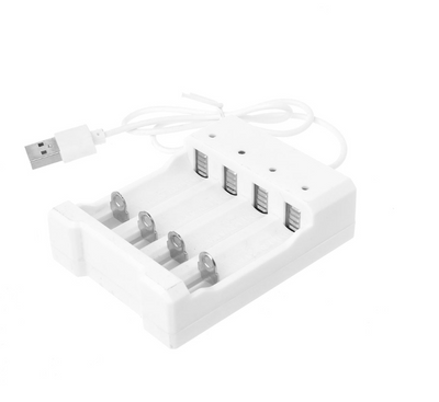 Cargador Universal Inteligente 4 Ranuras 1.2V con Puerto USB - Image 4