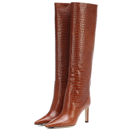 Botas Altas de Moda Talla Grande - Estilo Elegante y Cómodo - Image 17