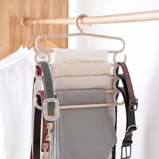 Perchero Organizador Multicapas de Acero Inoxidable para Pantalones y Ropa - Image 2