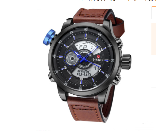 Reloj Casual Doble para Hombre - Resistente al Agua con Correa Ajustable - Image 5