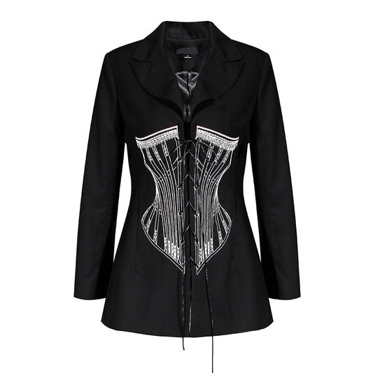Saco de Cruzamiento Elegante