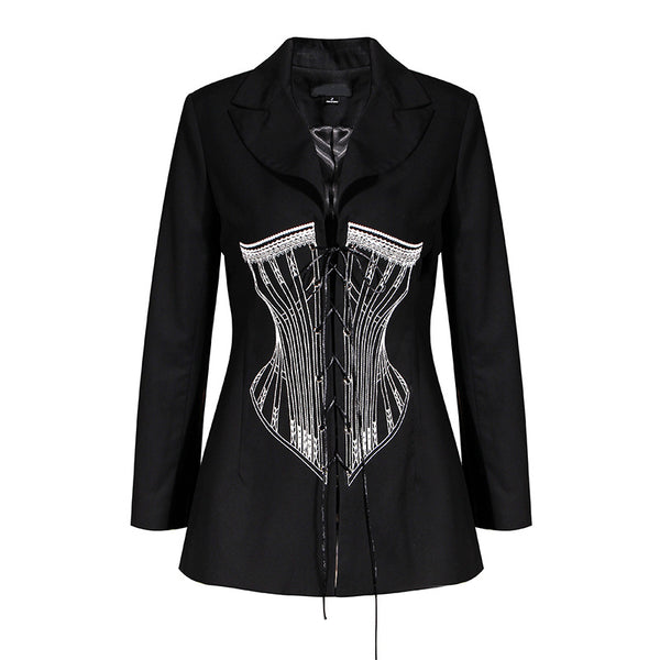 Saco de Cruzamiento Elegante
