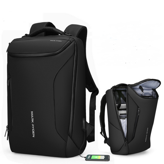 Mochila Antirrobo para Hombre con Carga USB y Compartimiento para Laptop