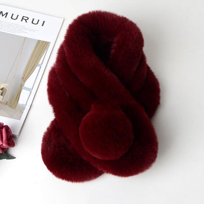 Cuello de Piel Sintética de Conejo - Abrigo Cálido y Lujoso - Image 23
