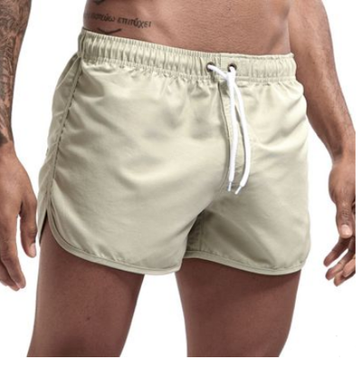 Shorts de Envolvimiento Hombre, Pantalones Cómodos para Casa, Pantalones de Playa Suave - Image 3