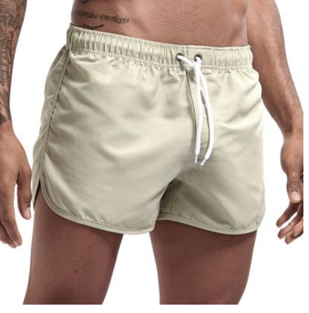 Shorts de Envolvimiento Hombre, Pantalones Cómodos para Casa, Pantalones de Playa Suave - Image 3