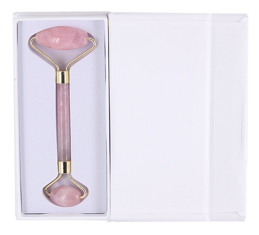 Rodillo de Cuarzo Rosa y Jade para Masaje Facial Reafirmante - Image 10