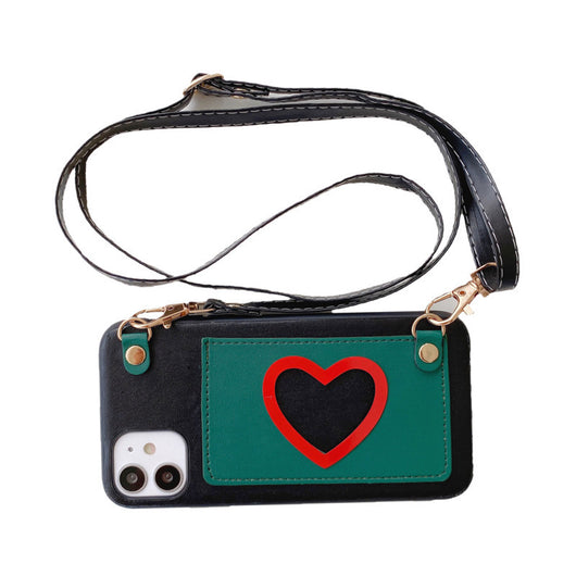 Funda de Cuero para Celular con Monedero y Correa Diagonal - Image 4