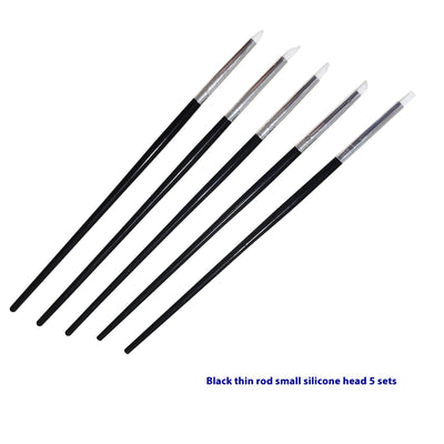 Set de Bolígrafos de Silicona Suave para Nail Art con Diseño Hueco Pintado - Image 3