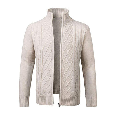 Cardigan de cuello alto con cierre y mangas largas - Image 15