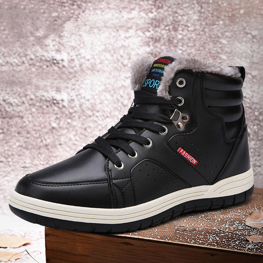 Zapatillas Altas de Algodón para Hombre - Image 4