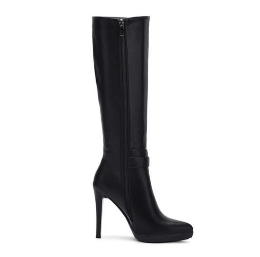 Botas Stiletto de Plataforma Alta Sexy - Estilo Europeo Puntiagudo - Image 2