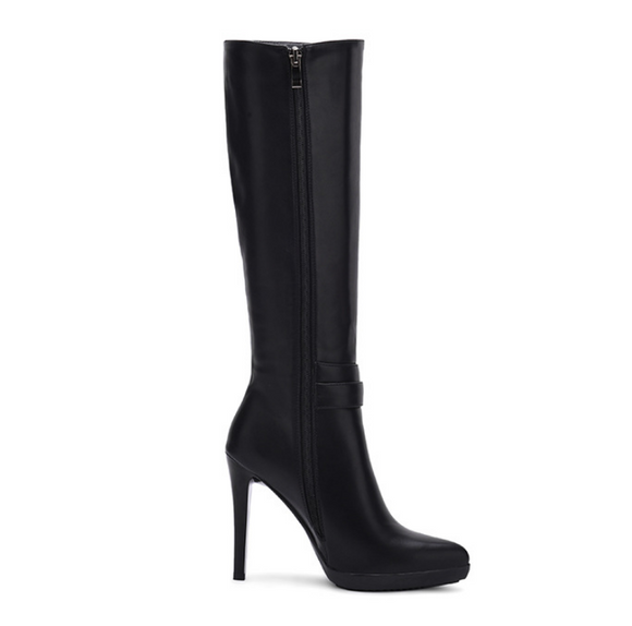 Botas Stiletto de Plataforma Alta Sexy - Estilo Europeu Pontudo