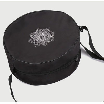 Mochila Bolsa para Rueda de Yoga 36-14cm Mandala Negra - Gran Capacidad con Doble Cierre - Image 4