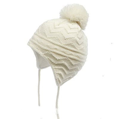 Gorro Infantil Invierno Algodón Tejido con Forro Polar Cálido - Image 10