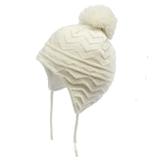 Gorro Infantil Invierno Algodón Tejido con Forro Polar Cálido - Image 10
