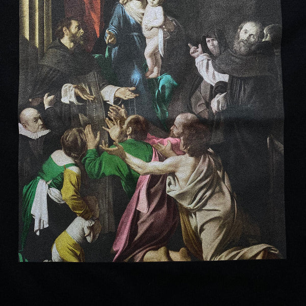 Playera con Estampa de Pintura al Óleo Artística