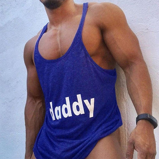 Playera Musculación sin Mangas con Estampado - Image 2