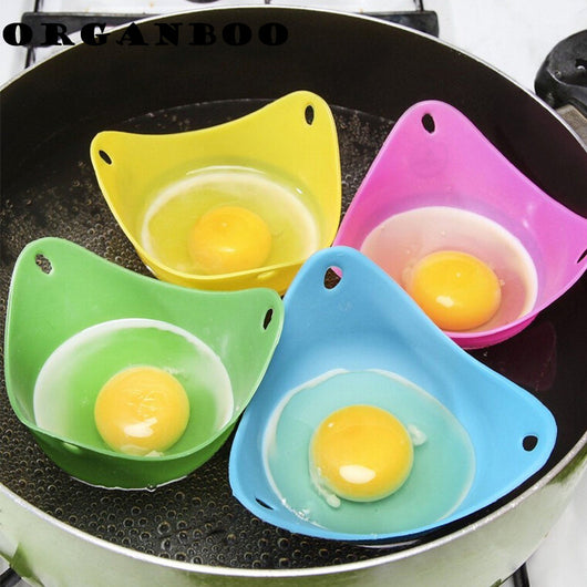 Cocedor de Huevos de Silicona 4 Colores - Cocción Perfecta