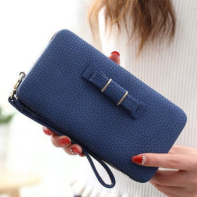 Cartera Clutch Multifuncional con Moño - Gran Capacidad - Image 9