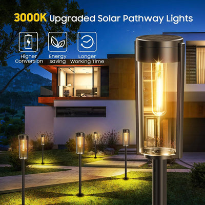 Lámpara Solar para Jardín con Filamento de Tungsteno - Image 4