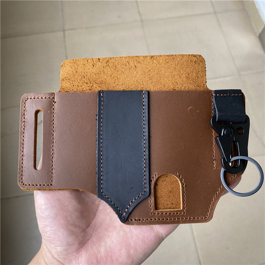 Kit de Herramientas de Supervivencia Portátil con Linterna, Cuchillo y Fundas