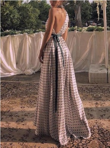 Vestido Lunares Elegante