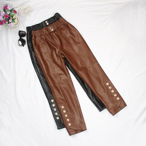 Leggings Capri Ajustados de Cintura Alta